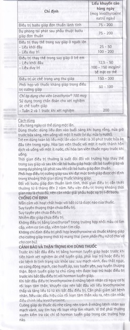 Thuốc Levothyrox 100µg Merck điều trị bướu giáp, suy giáp, ung thư giáp (2 vỉ x 15 viên)