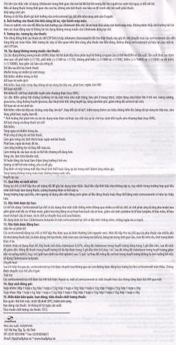 Kem bôi da Lifedovate Cream 0,05% Hadiphar điều trị các vết long eczema, viêm da (10g)