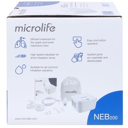 Máy xông khí dung Microlife NEB200 hỗ trợ điều trị bệnh lý về đường hô hấp