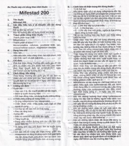 Thuốc Mifestad 200mg Stella (1 viên)