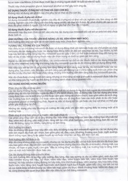 Thuốc Minox 20mg Edol điều trị rụng tóc kiểu androgenic và rụng tóc từng vùng (100ml)