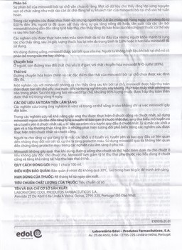 Thuốc Minox 20mg Edol điều trị rụng tóc kiểu androgenic và rụng tóc từng vùng (100ml)