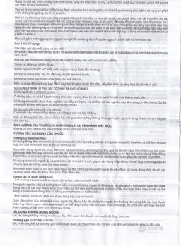 Thuốc Minox 50mg EDOL điều trị tại chỗ hói đầu và rụng tóc androgenic ở cả nam và nữ 60ml