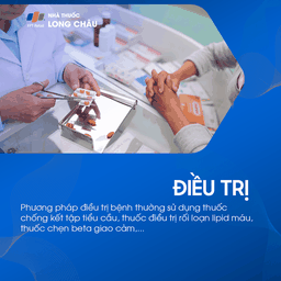Điểu trị bằng thuốc rối loạn lipid máu và chống kết tập tiểu cầu
