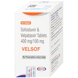 Thuốc Velsof 400mg/100mg Natco điều trị viêm gan virus C mạn tính ở người lớn (28 viên)