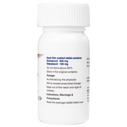 Thuốc Velsof 400mg/100mg Natco điều trị viêm gan virus C mạn tính ở người lớn (28 viên)