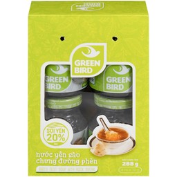 Nước Yến Sào Chưng Đường Phèn Greenbird (4 hũ x 72g)