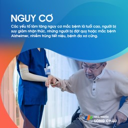 Người cao tuổi, suy giảm nhận thức, đột quỵ, Alzheimer, nhiễm trùng tiết niệu có nguy cơ cao bị bàng quang tăng hoạt