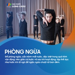 Uống đủ nước, giãn cơ trước – sau vận động và tập nhẹ trước khi ngủ