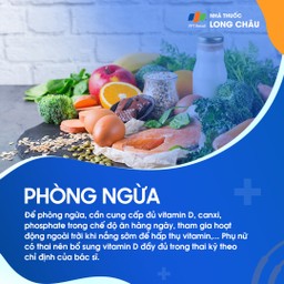 Để phòng còi xương, cần ăn đủ chất, bổ sung vitamin D, canxi, và tắm nắng sớm mỗi ngày