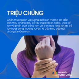 Nếu bạn bị đau cổ tay kèm đau ở phần dưới cẳng tay khi vận động nhiều có thể là dấu hiệu của hội chứng De Quervain