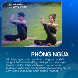 Giữ cân nặng hợp lý, khởi động trước khi vận động, tập luyện đúng cách là cách tốt nhất để phòng tránh đau đầu gối và chấn thương tái phát