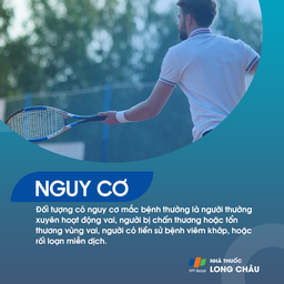 Chơi thể thao dễ mắc viêm bao hoạt dịch khớp vai