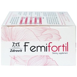 Viên uống Femifortil NP Pharma bổ sung Vitamin, khoáng chất và thảo dược cho phụ nữ mang thai (4 vỉ x 15 viên)