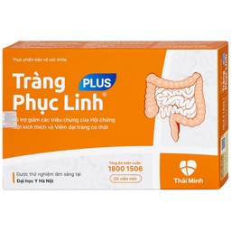Viên uống Tràng Phục Linh Plus Thái Minh hỗ trợ giảm các triệu chứng của hội chứng ruột (2 vỉ x 10 viên)