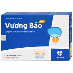 Viên uống giảm u xơ tiền liệt tuyến Vương Bảo (2 vỉ x 10 viên)