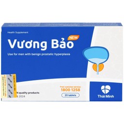 Viên uống giảm u xơ tiền liệt tuyến Vương Bảo (2 vỉ x 10 viên)