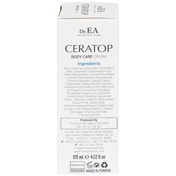 Kem bôi dưỡng ẩm, phục hồi da toàn thân Dr.Ea Ceratop Body Care Cream 125ml