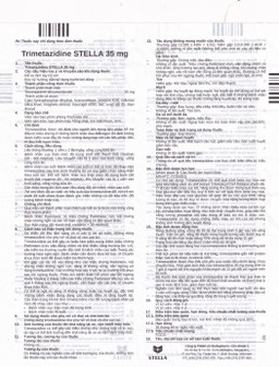 Thuốc Trimetazidine 35mg Stella Pharm hỗ trợ điều trị triệu chứng đau thắt ngực ổn định (6 vỉ x 10 viên)