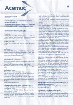 Thuốc cốm Acemuc Kids 100mg Sanofi long đàm, tiêu nhầy, giảm ho (30 gói x 0.5g)