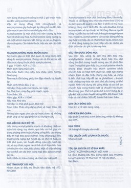 Thuốc Acemuc 200mg Sanofi long đàm, tiêu nhầy, giảm ho (3 vỉ x 10 viên)