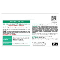 Gel giảm mụn đầu trắng và mụn đầu đen Acnes Sealing Jell Rohto (18g)