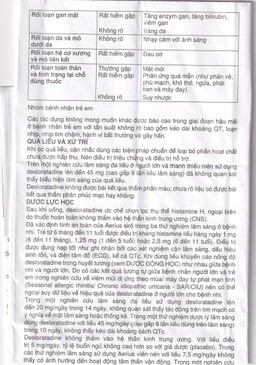 Thuốc Aerius 5mg MSD giảm nhanh các triệu chứng viêm mũi dị ứng, mày đay (1 vỉ x 10 viên)