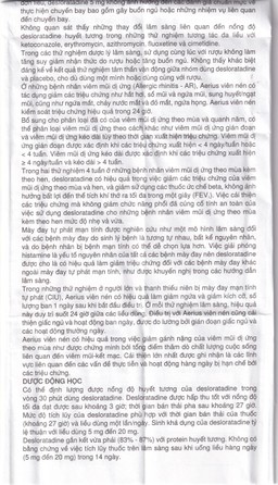 Thuốc Aerius 5mg MSD giảm nhanh các triệu chứng viêm mũi dị ứng, mày đay (1 vỉ x 10 viên)