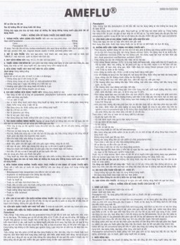 Thuốc Ameflu Không Gây Buồn Ngủ OPV điều trị các triệu chứng cảm lạnh và cảm cúm (10 vỉ x 10 viên)