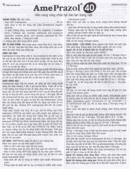Thuốc AmePrazol 40mg OPV điều trị bệnh trào ngược dạ dày, thực quản (2 vỉ x 7 viên)