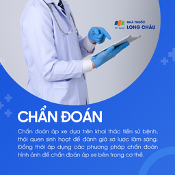 Chẩn đoán áp xe dựa trên tiền sử bệnh và thói quen sinh hoạt, kết hợp thăm khám và chẩn đoán hình ảnh