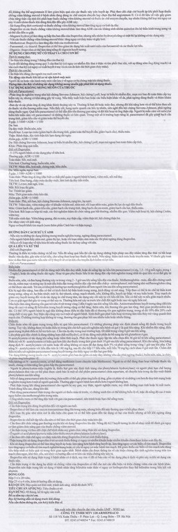 Thuốc Aphaxan Armephaco giảm đau, chống viêm (5 vỉ x 20 viên)