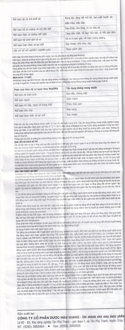 Thuốc Apitim 5 DHG điều trị tăng huyết áp (3 vỉ x 10 viên)