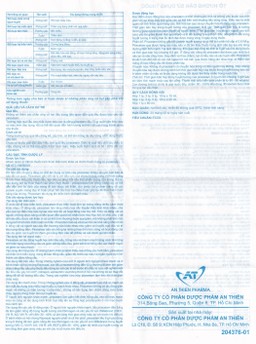 Dung dịch tiêm truyền A.T Cetam 200mg/ml An Thiên điều trị triệu chứng của hội chứng tâm thần (60ml)