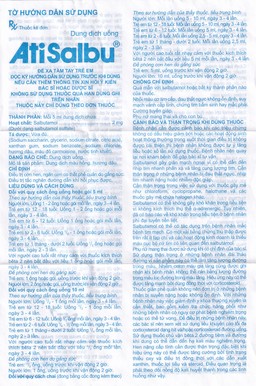 Dung dịch uống Atisalbu 5ml An Thiên điều trị co thắt phế quản do hen, viêm phế quản mãn tính (30 gói)