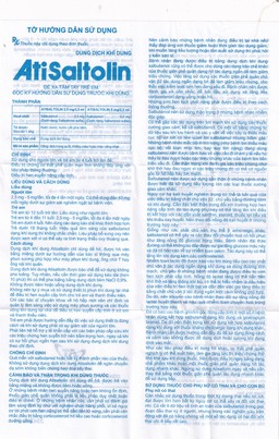 Dung dịch khí dung AtiSaltolin 2,5mg/2,5ml An Thiên điều trị chứng co thắt phế quản (5 ống)