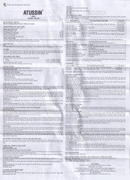 Siro ho Atussin United hỗ trợ giảm các triệu chứng ho (60ml)