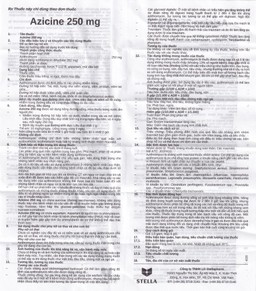 Thuốc cốm Azicine 250mg Stella điều trị nhiễm khuẩn (6 gói x 1g)