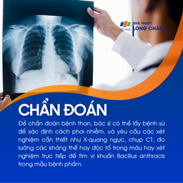 Bác sĩ sẽ khai thác bệnh sử để xác định đường phơi nhiễm, sau đó chỉ định các xét nghiệm như X-quang ngực, CT