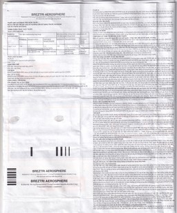 Thuốc hít Breztri 160/7.2/5mcg Astrazeneca giảm co thắt phế quản (120 liều)