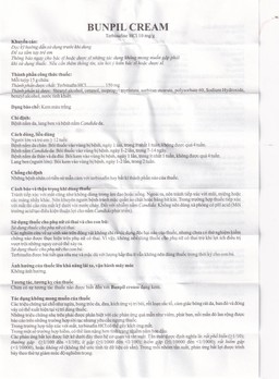 Kem bôi ngoài da Bunpil 10mg Aprogen điều trị nấm da, lang ben (15g)