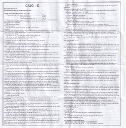 Thuốc Calci - D Mekophar bổ sung calci (10 vỉ x 10 viên)