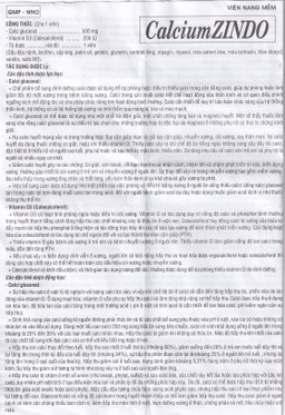 Viên nang mềm CalciumZindo USA NIC Pharma bổ sung canxi và vitamin D, phòng và điều trị loãng xương (12 vỉ x 5 viên)