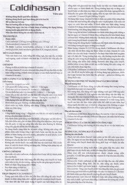 Thuốc Caldihasan 1250mg/125IU Hasan phòng và điều trị thiếu hụt vitamin D, canxi (3 vỉ x 10 viên)