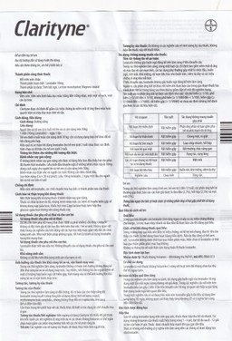 Thuốc Clarityne 10mg Bayer giảm các triệu chứng do viêm mũi dị ứng và mày đay mạn tính vô căn (1 vỉ x 10 viên)