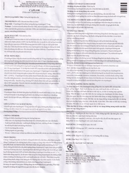 Thuốc Caplor 75mg INd-Swift giảm huyết khối tắc mạch (3 vỉ x 10 viên)