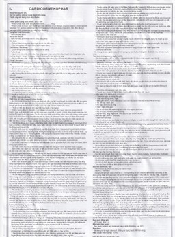 Thuốc Cardicor Mekophar 5 điều trị cao huyết áp, đau thắt ngực (3 vỉ x 10 viên)