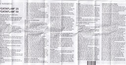 Thuốc Cataflam 25 Novartis điều trị đau sau chấn thương, viêm và sưng do bong gân (1 vỉ x 10 viên)