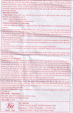 Thuốc Cedetamin Khapharco điều trị viêm mũi dị ứng, mày đay (2 vỉ x 15 viên) 