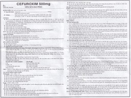 Thuốc Cefuroxim 500mg Vidipha điều trị nhiễm khuẩn (2 vỉ x 5 viên)
